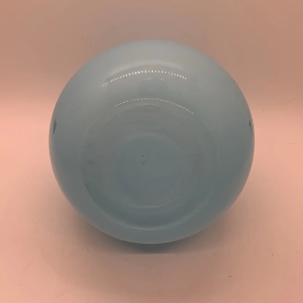 Crate & Barrel Cayman Aqua Blue Vase